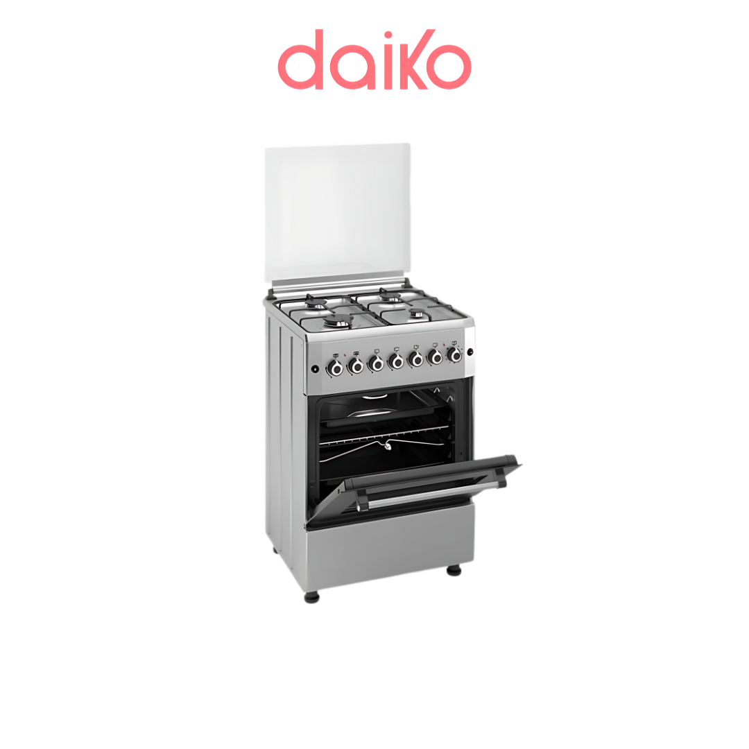 Daiko Cuisinière CAG6062DK Daiko Cuisinière à gaz 57 cm 4 Brûleurs CAG6062DK